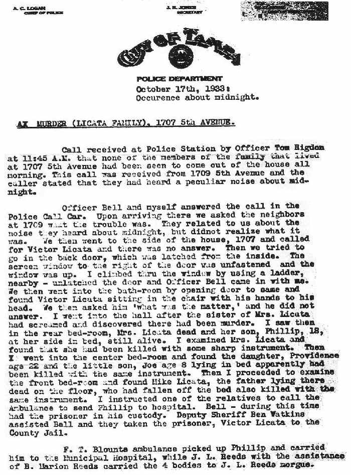 police report