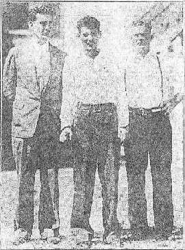 Licata is shown with Chief Deputy Sheriff L.M. Hatton Jr. and Deputy Parrish.