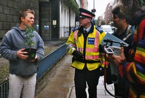 Free Cannabis in Hyde Park 2004